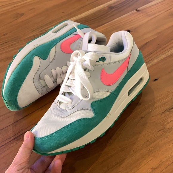 🍉 Used Rare Mens Nike Air Max 1 AkA watermelons - Picture 3 of 16